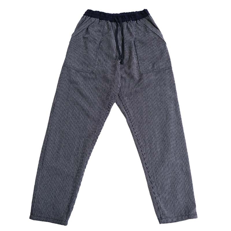 儀右ヱ門 久留米かすり もんぱん Y7033-2 幸24小縞 紺/白